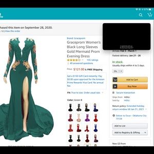 Green long sleeve cocktail dress